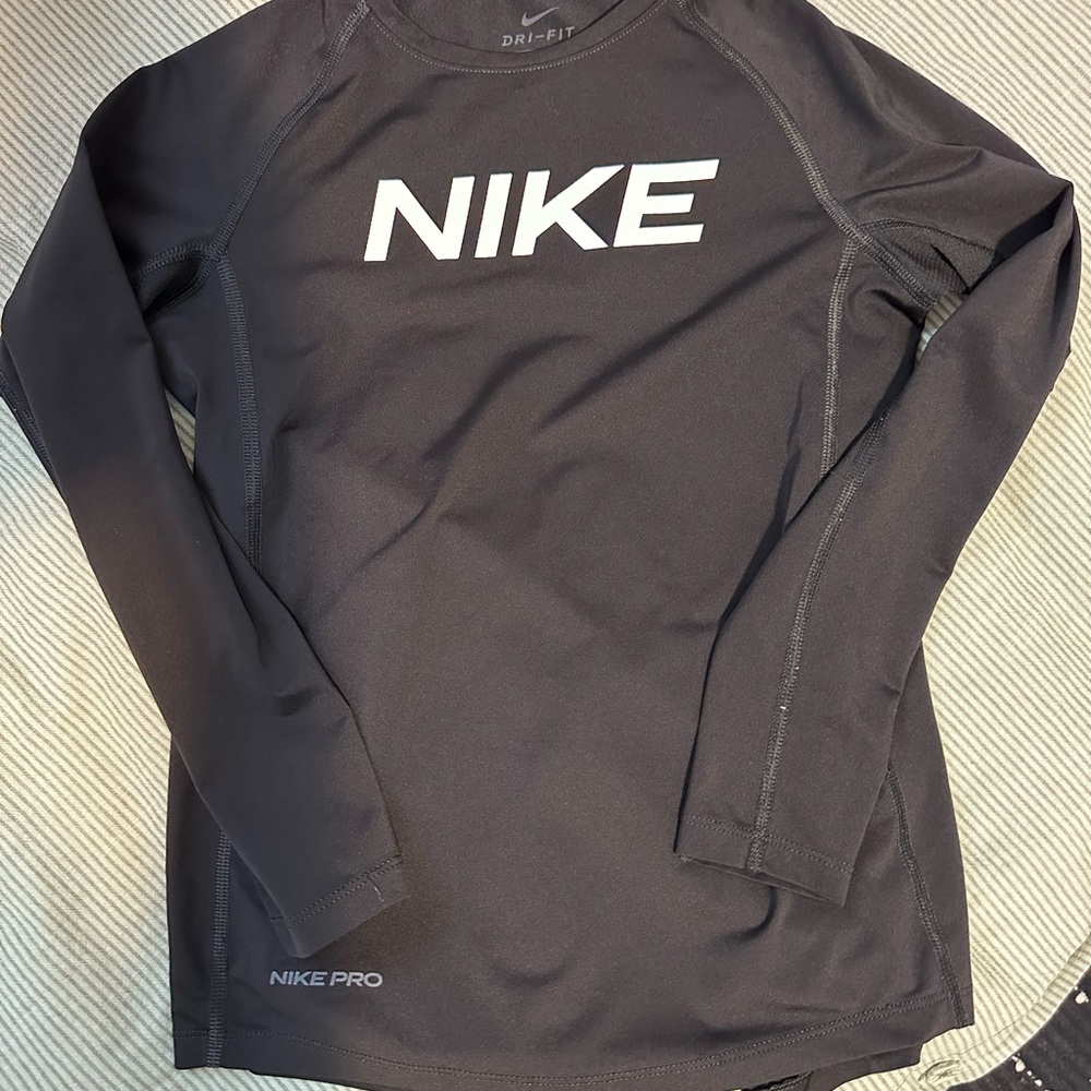 Kids Nike Black Dri-Fit Shirt